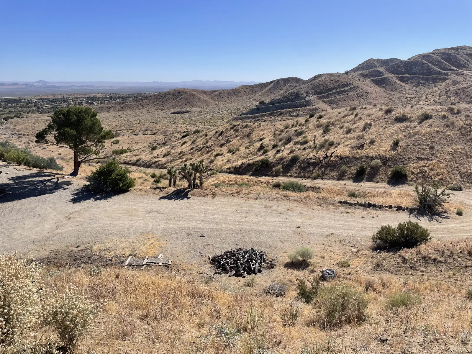 Sweeping high-desert valley view from the retreat grounds
